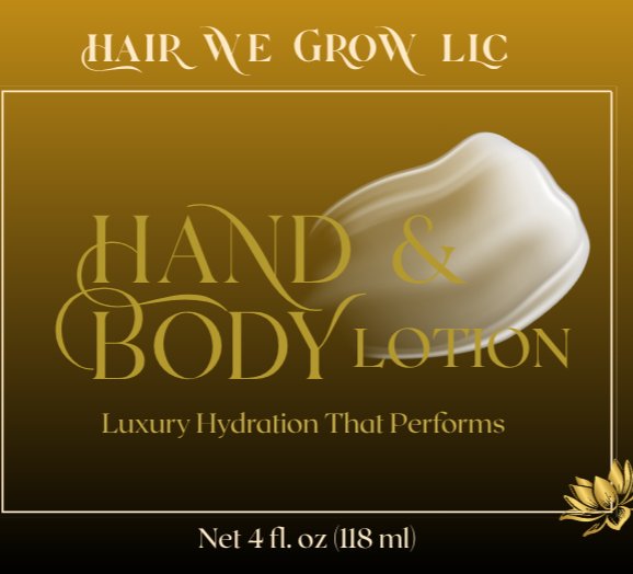 Hair We Grow™ Daily Hydration Body Lotion – Lightweight Moisture • Smooth Skin • Fast Absorption (Scented & Unscented)