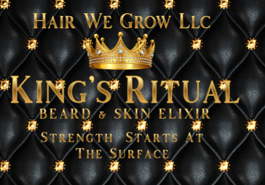 Hair We Grow™ King’s Ritual Beard & Skin Elixir – Conditioning, Softening & Skin Support