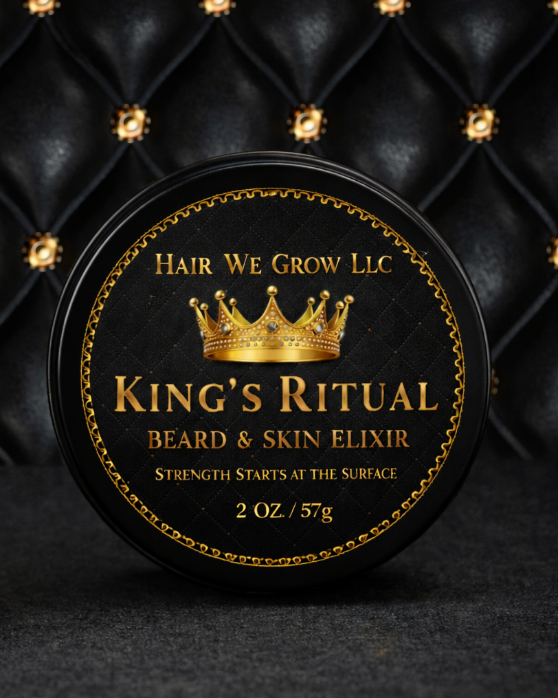 Hair We Grow LLC King's Ritual Beard Butter- Deep Conditioning & Beard Control